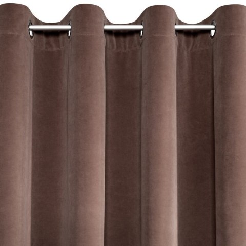 ZASŁONA GOTOWA ADELLE 140 X 250 CM BRĄZOWY