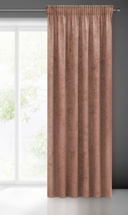 ZASŁONA GOTOWA ANISA NA TAŚMIE 140 X 270 CM CIEMNORÓŻOWY