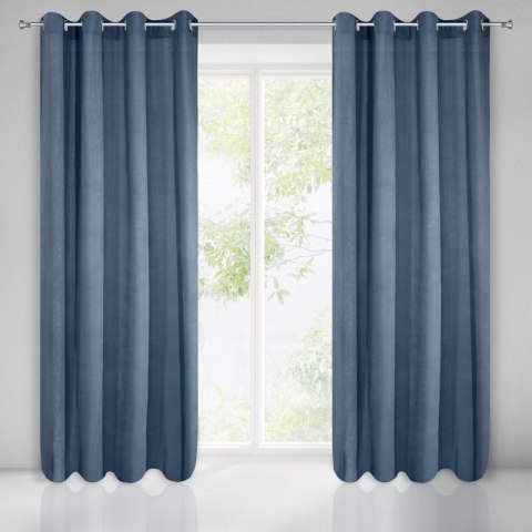 ZASŁONA GOTOWA CLARISA 140 X 270 CM GRANATOWY