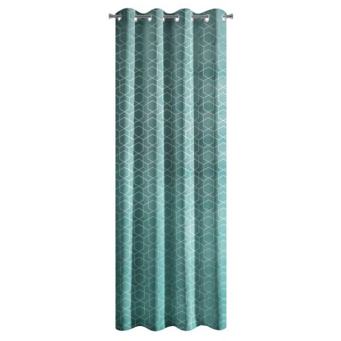 ZASŁONA GOTOWA MANDI 135 X 250 CM TURKUSOWY