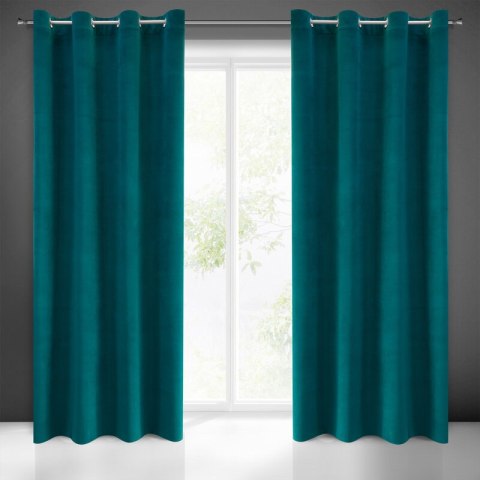 ZASŁONA GOTOWA MILO 140 X 250 CM CIEMNOTURKUSOWY