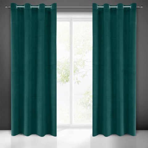 ZASŁONA GOTOWA MILO 140 X 250 CM CIEMNOZIELONY