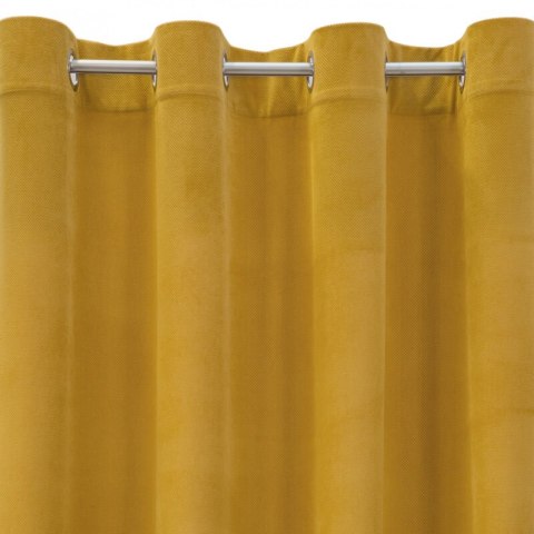 ZASŁONA GOTOWA MILO 140 X 250 CM MUSZTARDOWY