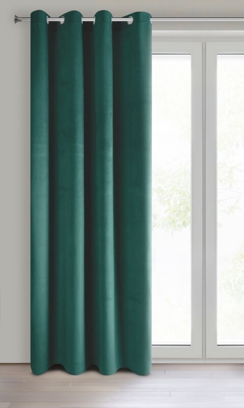 ZASŁONA GOTOWA PIERRE 140 X 250 CM CIEMNOTURKUSOWY
