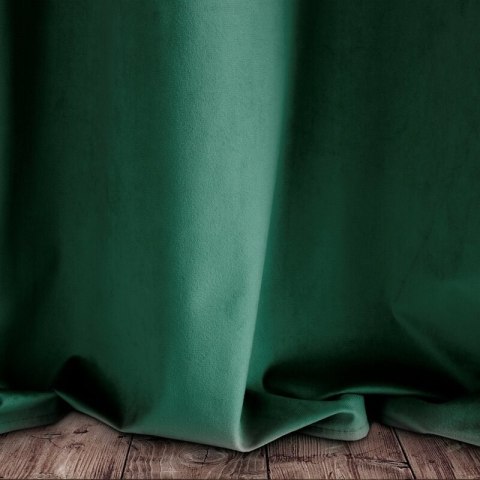 ZASŁONA GOTOWA PIERRE 140 X 250 CM CIEMNOZIELONY