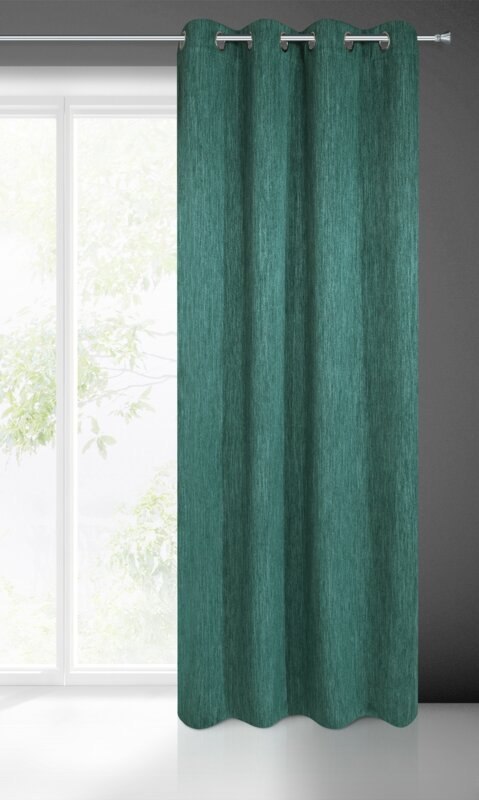ZASŁONA GOTOWA ROSSIE 140 X 250 CM ZIELONY