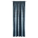 ZASŁONA GOTOWA D91 CYPR NA TAŚMIE 140 X 270 CM GRANATOWY
