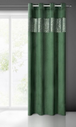 ZASŁONA GOTOWA MARGOT 140 X 250 CM CIEMNOZIELONY