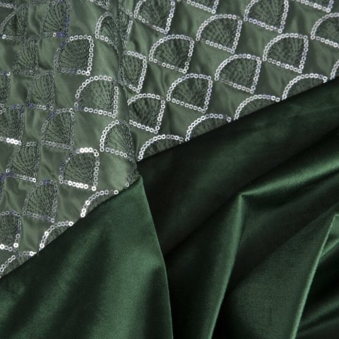 ZASŁONA GOTOWA MARGOT 140 X 250 CM CIEMNOZIELONY