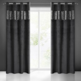 ZASŁONA GOTOWA MARGOT 140 X 250 CM CZARNY