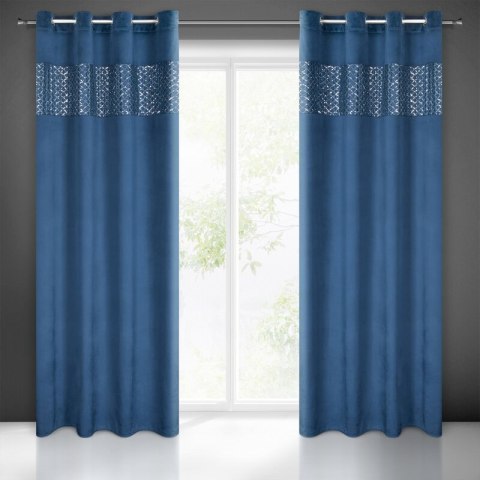 ZASŁONA GOTOWA MARGOT 140 X 250 CM GRANATOWY
