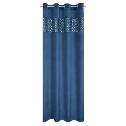 ZASŁONA GOTOWA MARGOT 140 X 250 CM GRANATOWY