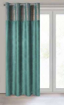 ZASŁONA GOTOWA PERI 140 X 250 CM CIEMNOTURKUSOWY