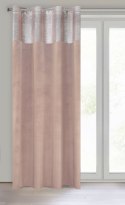 ZASŁONA GOTOWA PERI 140 X 250 CM PUDROWY RÓŻ