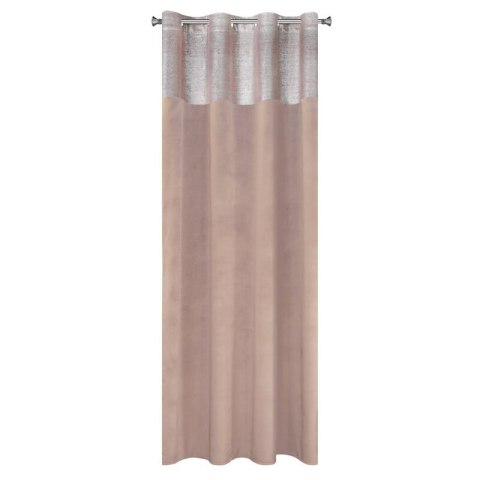 ZASŁONA GOTOWA PERI 140 X 250 CM PUDROWY RÓŻ