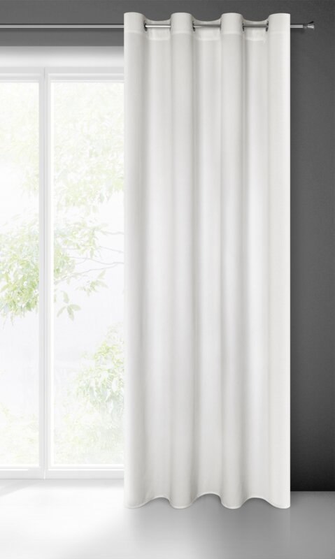 ZASŁONA GOTOWA MILO 140 X 250 CM BIAŁY