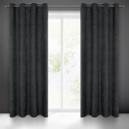 ZASŁONA GOTOWA MILO 140 X 250 CM CZARNY