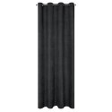 ZASŁONA GOTOWA MILO 140 X 250 CM CZARNY