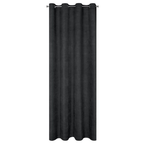 ZASŁONA GOTOWA MILO 140 X 250 CM CZARNY