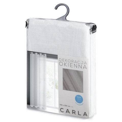 FIRANA GOTOWA CARLA 140 X 250 CM BIAŁY
