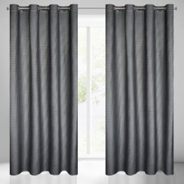 ZASŁONA GOTOWA DARCY 140 X 250 CM CZARNY
