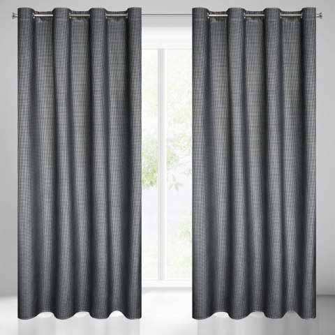 ZASŁONA GOTOWA DARCY 140 X 250 CM CZARNY