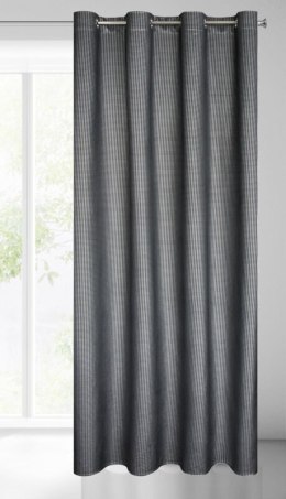 ZASŁONA GOTOWA DARCY 140 X 250 CM CZARNY