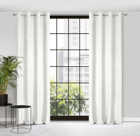 ZASŁONA GOTOWA ELIZA 140 X 250 CM BIAŁY