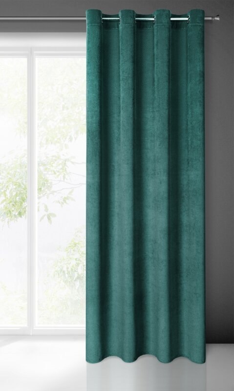 ZASŁONA GOTOWA ELIZA 140 X 250 CM CIEMNOMIĘTOWY