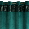 ZASŁONA GOTOWA JASPER 140 X 250 CM CIEMNOTURKUSOWY