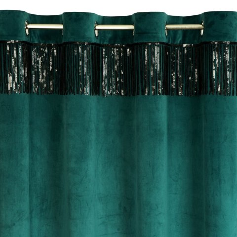 ZASŁONA GOTOWA JASPER 140 X 250 CM CIEMNOTURKUSOWY