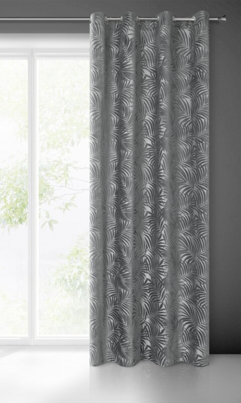 ZASŁONA GOTOWA LIVIA 140 X 250 CM STALOWY