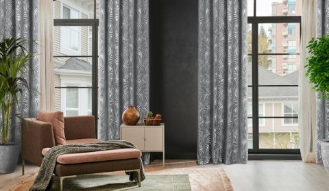 ZASŁONA GOTOWA LIVIA 140 X 250 CM STALOWY