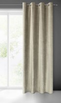 ZASŁONA GOTOWA LUSSI 140 X 250 CM CIEMNOBEŻOWY