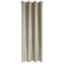 ZASŁONA GOTOWA LUSSI 140 X 250 CM CIEMNOBEŻOWY