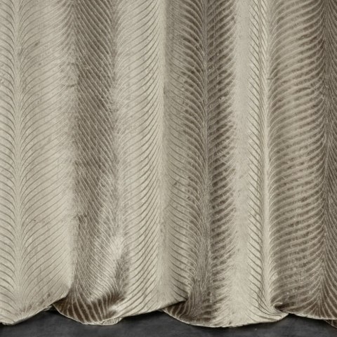 ZASŁONA GOTOWA LUSSI 140 X 250 CM CIEMNOBEŻOWY
