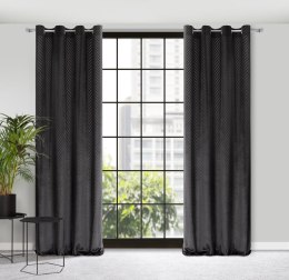 ZASŁONA GOTOWA LUSSI 140 X 250 CM CZARNY