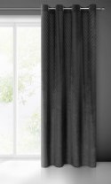 ZASŁONA GOTOWA LUSSI 140 X 250 CM CZARNY