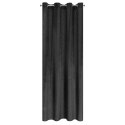 ZASŁONA GOTOWA LUSSI 140 X 250 CM CZARNY