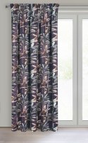 ZASŁONA GOTOWA NIKOL NA TAŚMIE 140 X 270 CM GRAFITOWY