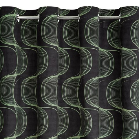ZASŁONA GOTOWA POLA 140 X 250 CM CZARNY