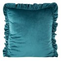 POSZEWKA VELVET 25 45 X 45 CM CIEMNOTURKUSOWY