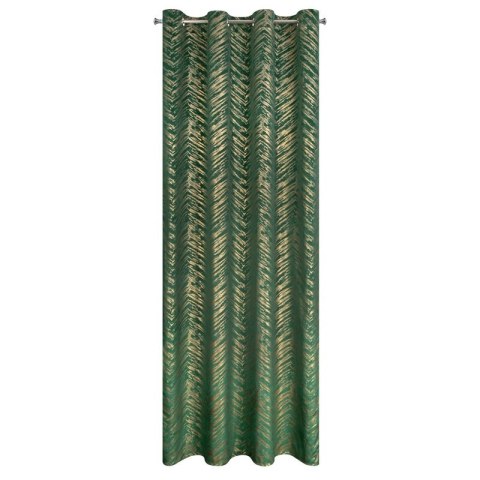 ZASŁONA GOTOWA SARA 140 X 250 CM CIEMNOZIELONY