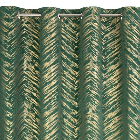 ZASŁONA GOTOWA SARA 140 X 250 CM CIEMNOZIELONY