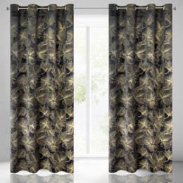 ZASŁONA GOTOWA STELLA 140 X 250 CM CZARNY