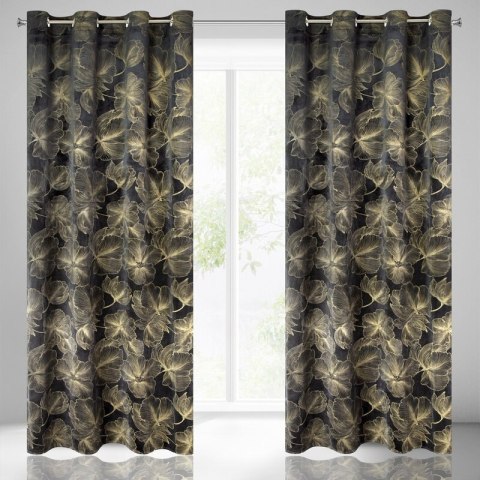 ZASŁONA GOTOWA STELLA 140 X 250 CM CZARNY
