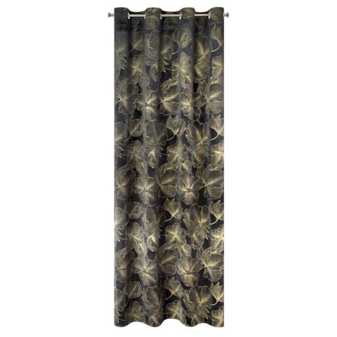 ZASŁONA GOTOWA STELLA 140 X 250 CM CZARNY
