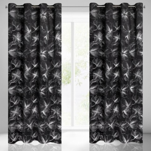 ZASŁONA GOTOWA STELLA 140 X 250 CM CZARNY
