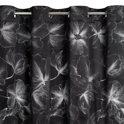 ZASŁONA GOTOWA STELLA 140 X 250 CM CZARNY