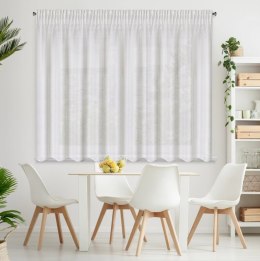 FIRANA GOTOWA SIBEL NA TAŚMIE 300 X 150 CM BIAŁY